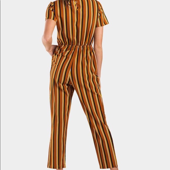 NWT Satina Striped Jumpsuit - Picture 2 of 8